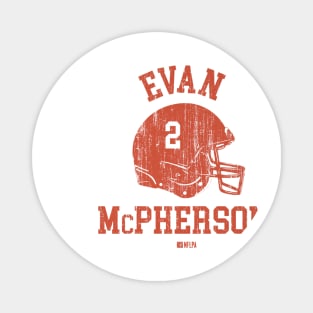 Evan McPherson Cincinnati Helmet Font Magnet